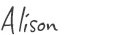 Alison Iles Signature